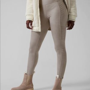 Athleta Delancey Gleam Moto Tight, size S!